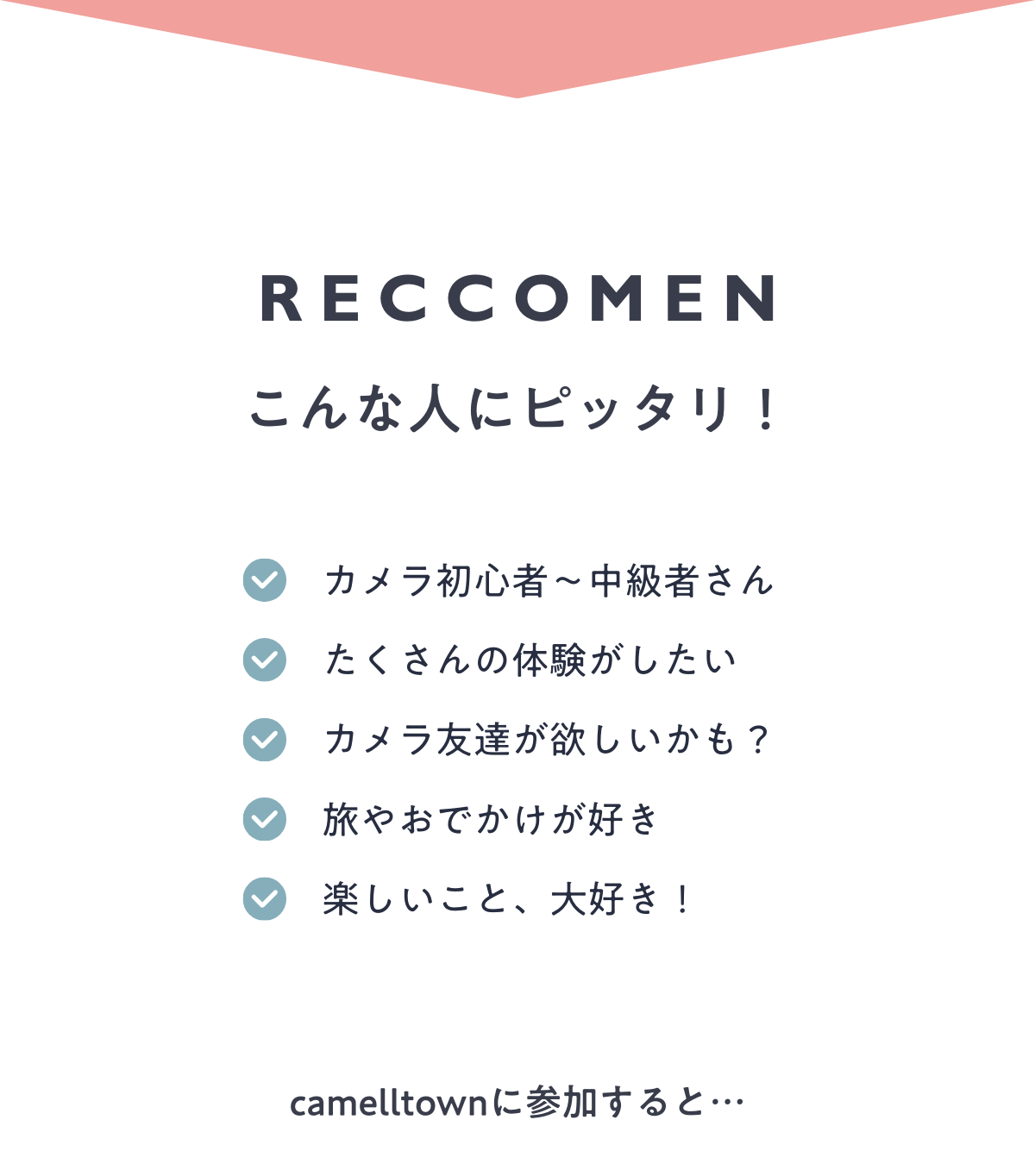 カメラが好きな人の想い