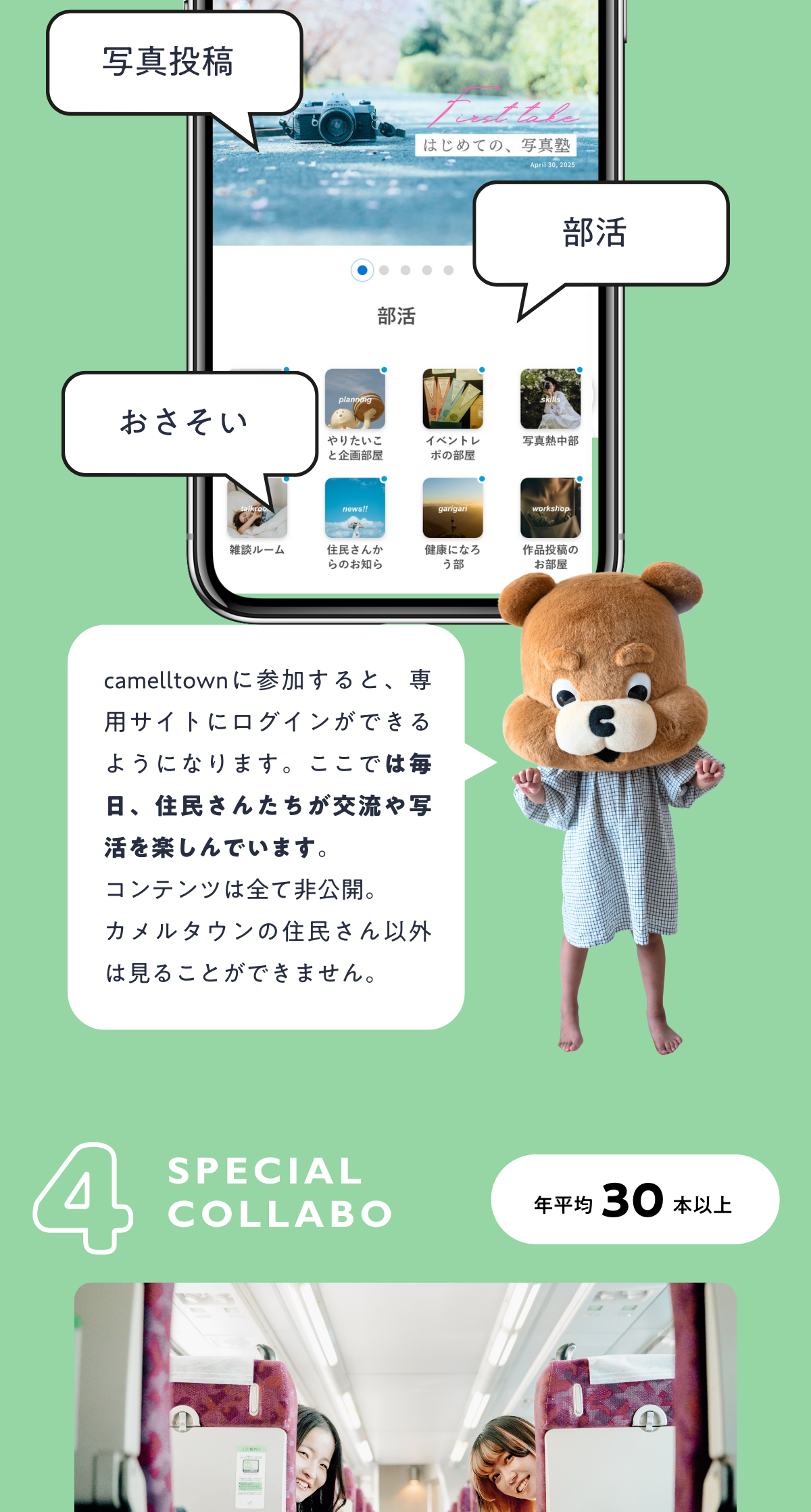 SNSにログイン・マイページも