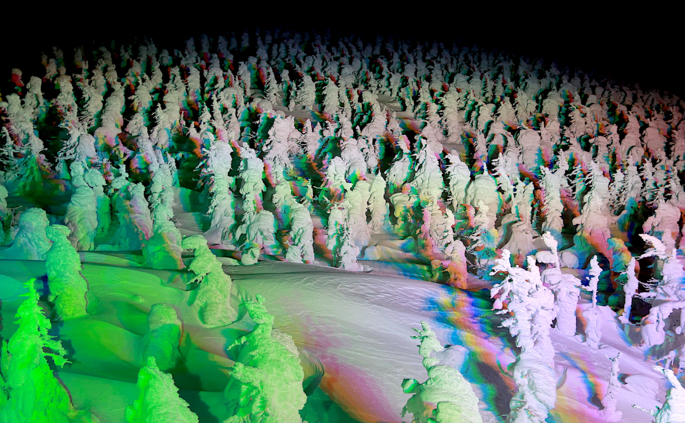 【冬の東北・山形旅②】冬の蔵王といえば、温泉と『樹氷ライトアップ』