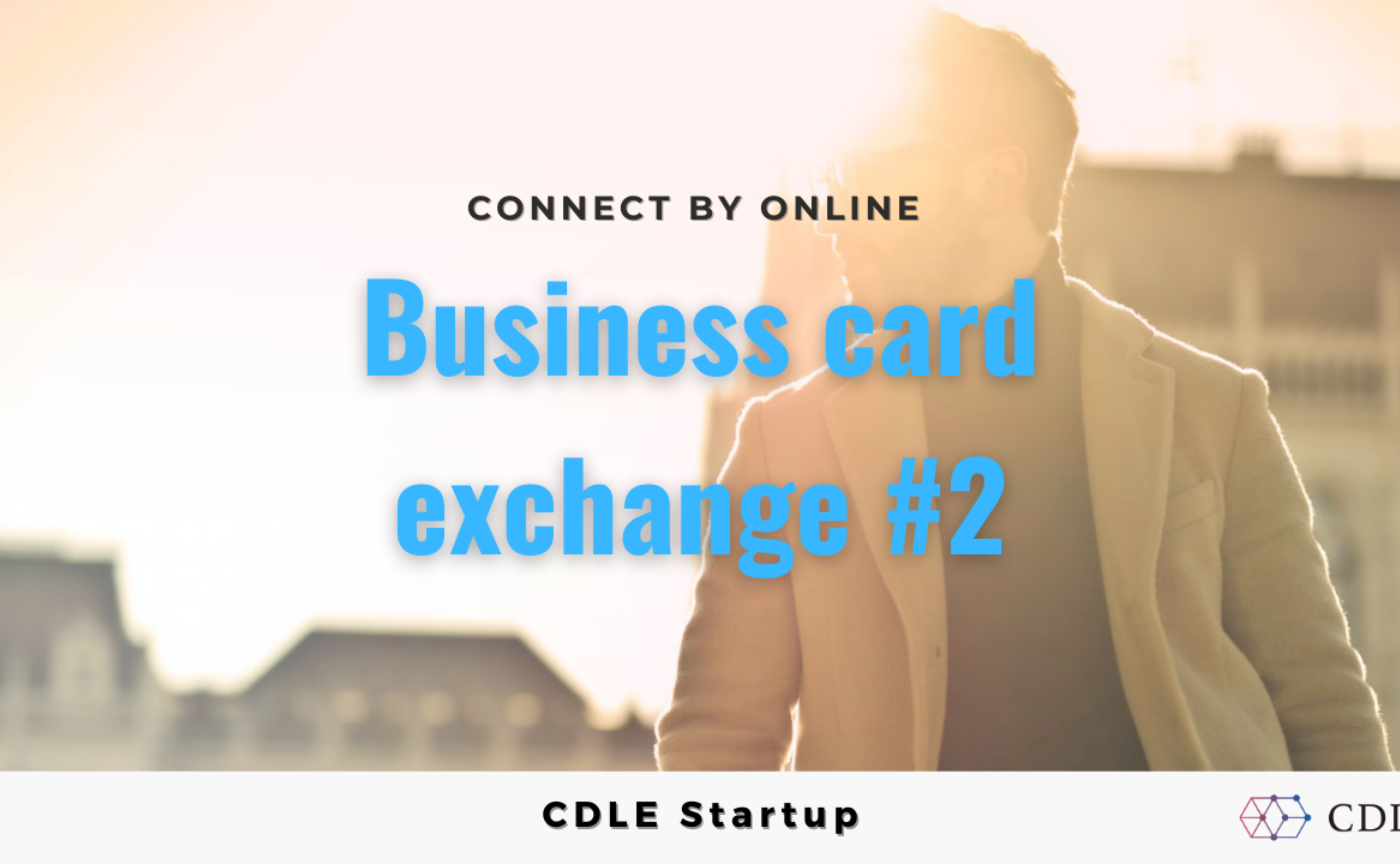 【CDLE-Startupオンライン名刺交換会＃2】