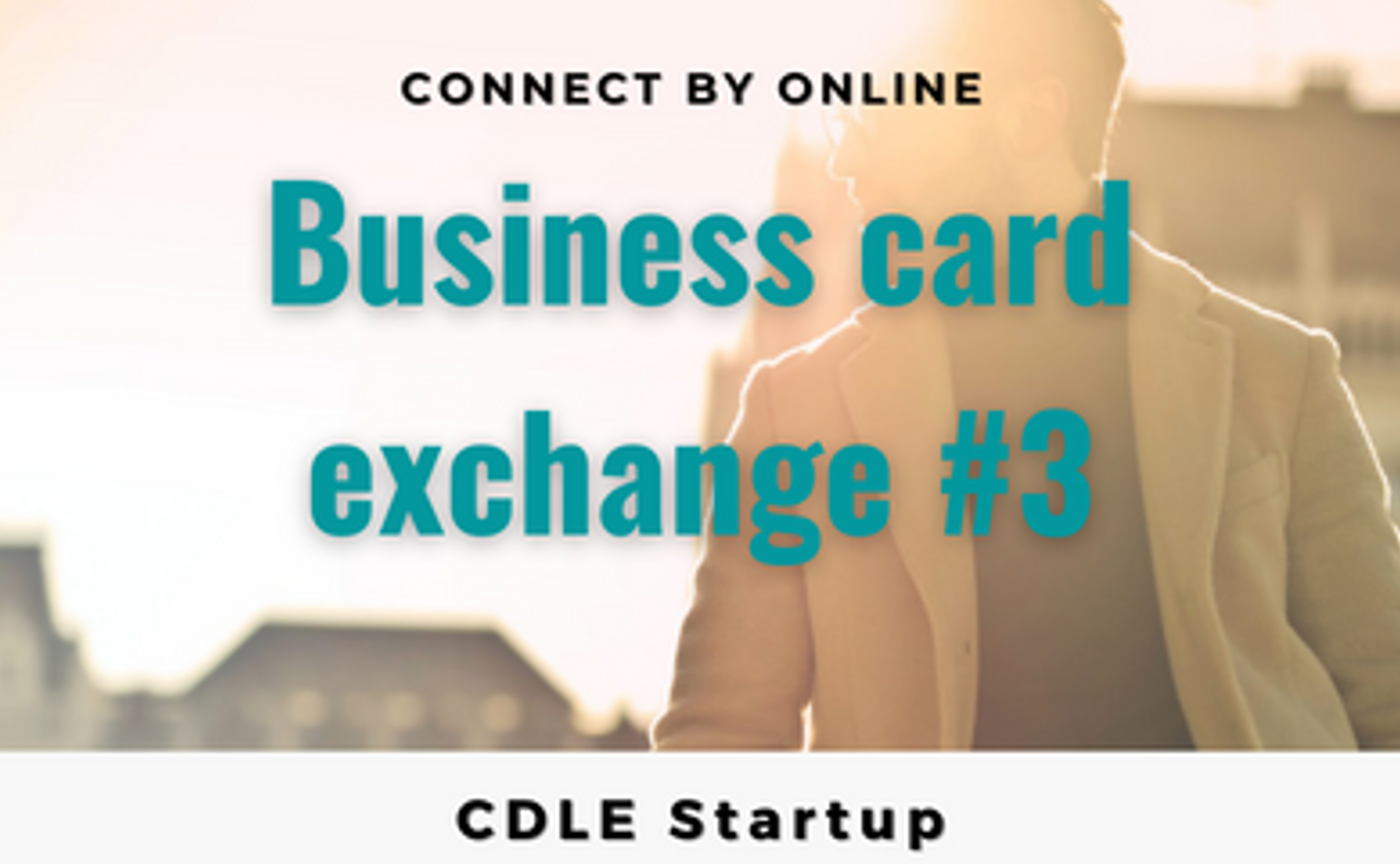 CDLE Startup - オンライン名刺交換会 ＃３