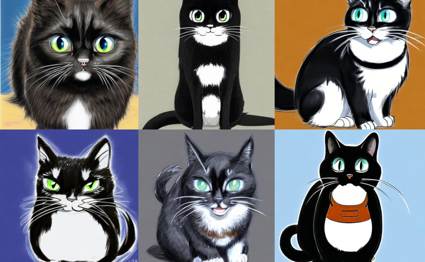 Dream Boothで特定のネコ様画像を生成してみました。