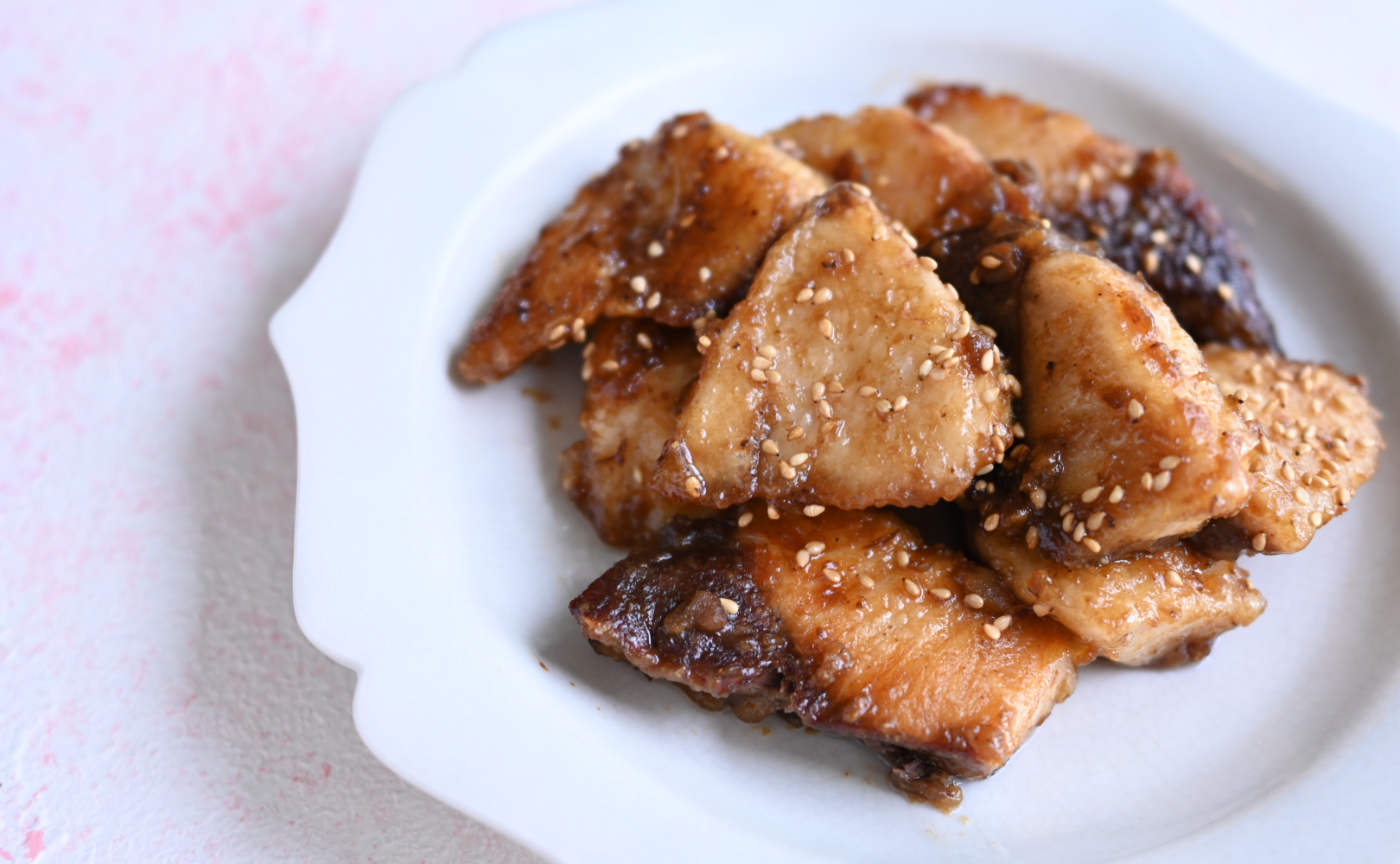 ぶりの麹照り焼き