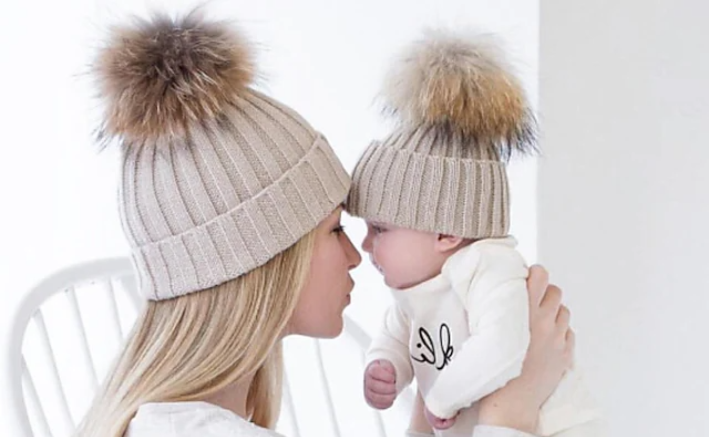 親子お揃いのニットキャップで冬体験を楽しもう！編み編み会