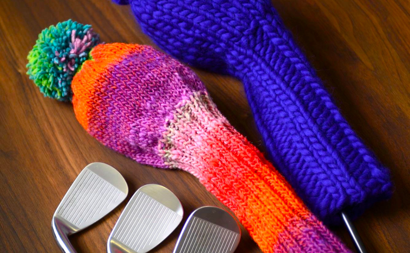 新年ゴルフ仲間で楽しもう！手編みのヘッドカバーを作って、身につけて、最高のパフォーマンスを！