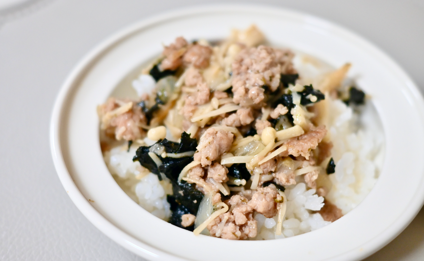 想像の10倍美味しい!海苔えのきの麹そぼろ