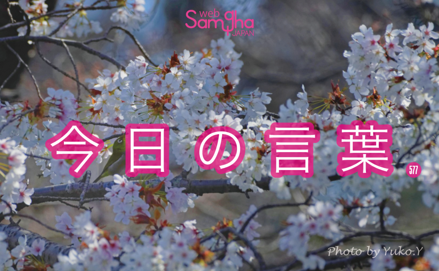 3月31日　今日の言葉　自分とは、関係性の中に生起してくるもの