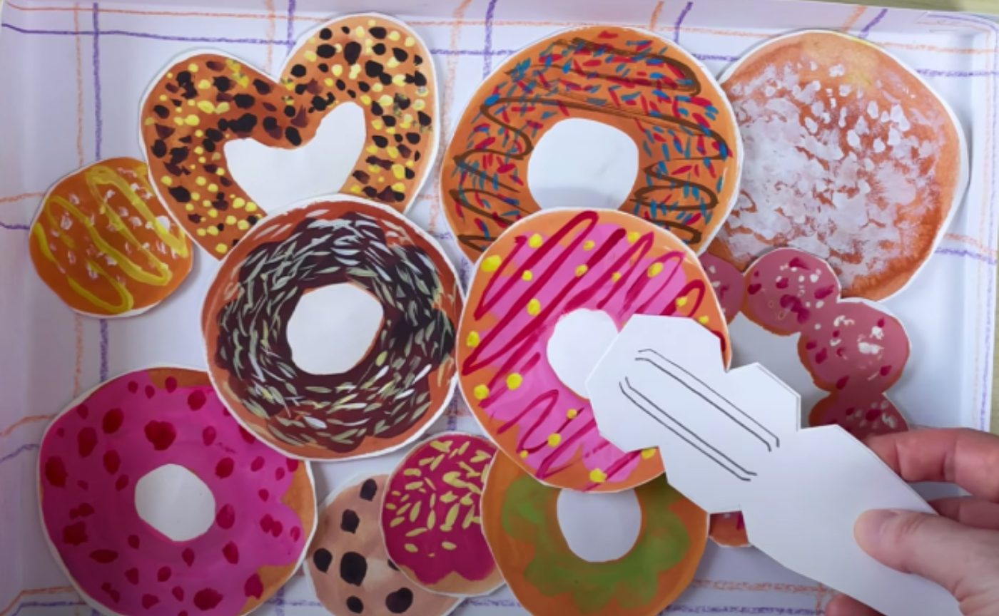 日中バイリンガルで美味しそうなドーナッツを描いてみた！工作でも遊んだよ：まとめ
