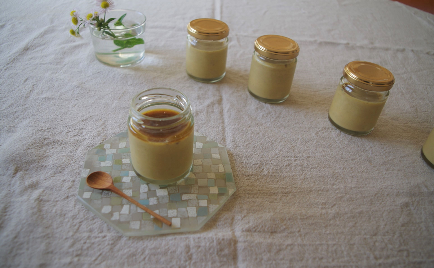 日常芋飯事アレンジレシピ　日常芋飯事のなめらかプリン