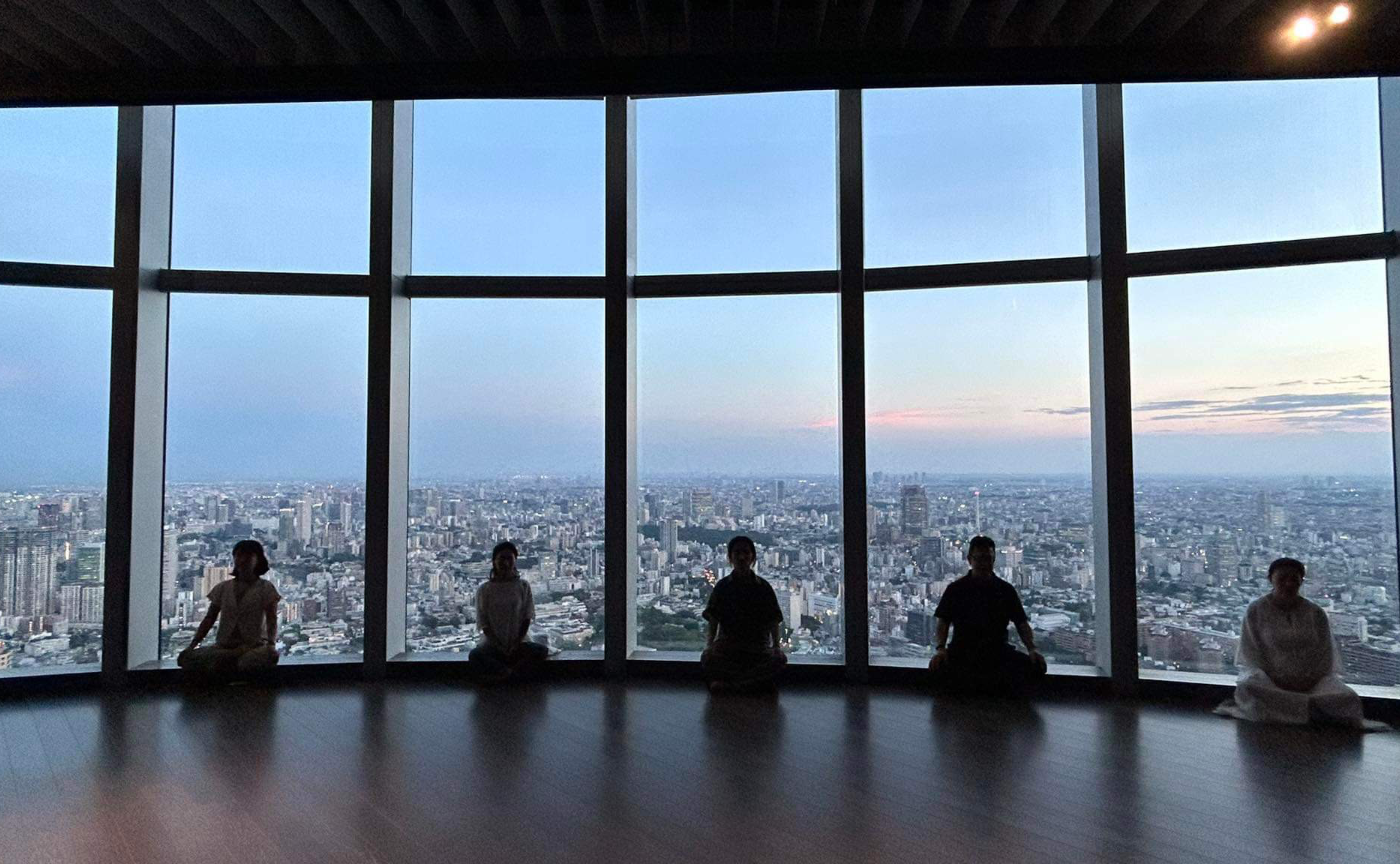 ヒルズで瞑想🧘‍♀️