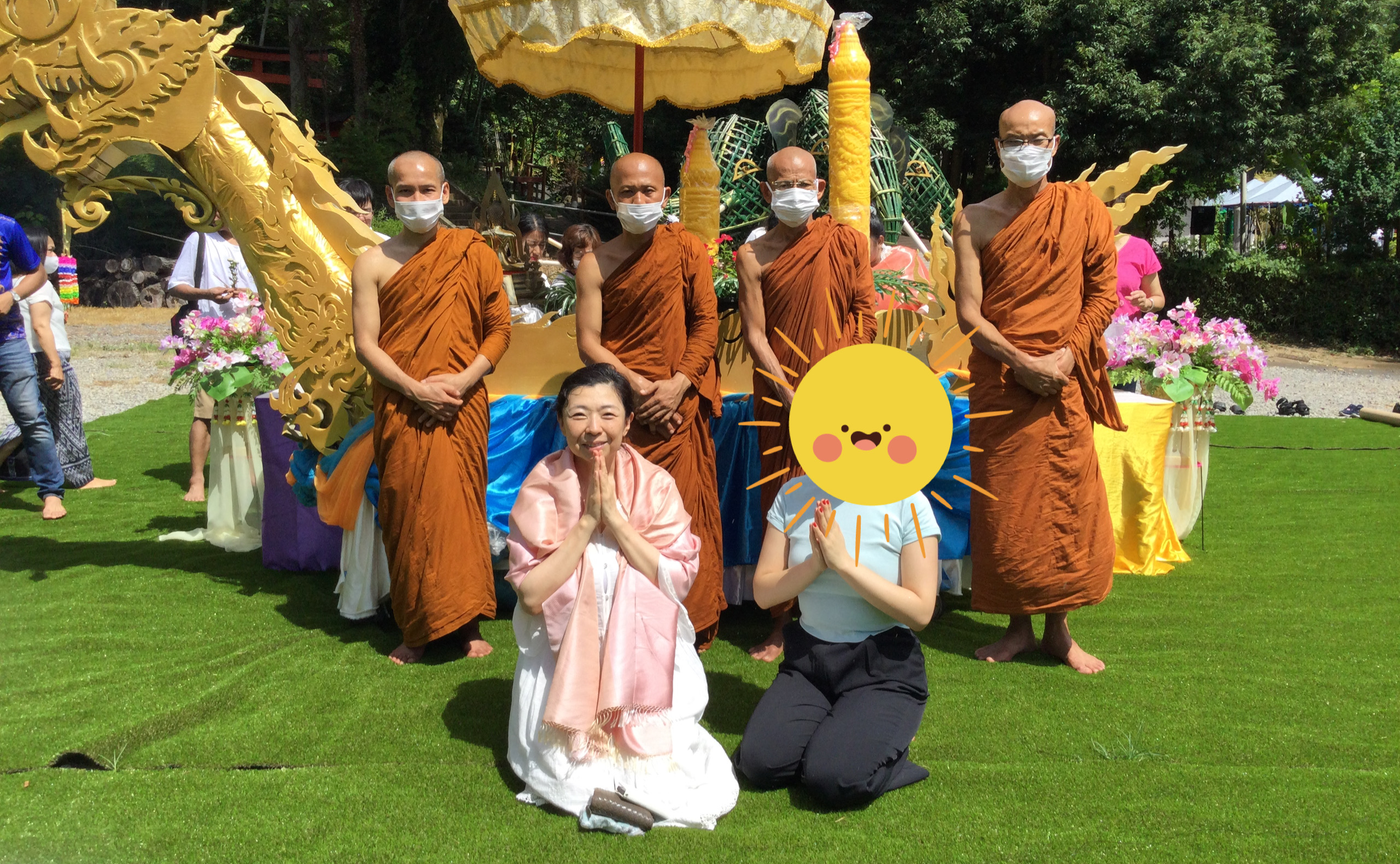 ワットパープッタランシー、雨安居入り法要❤️