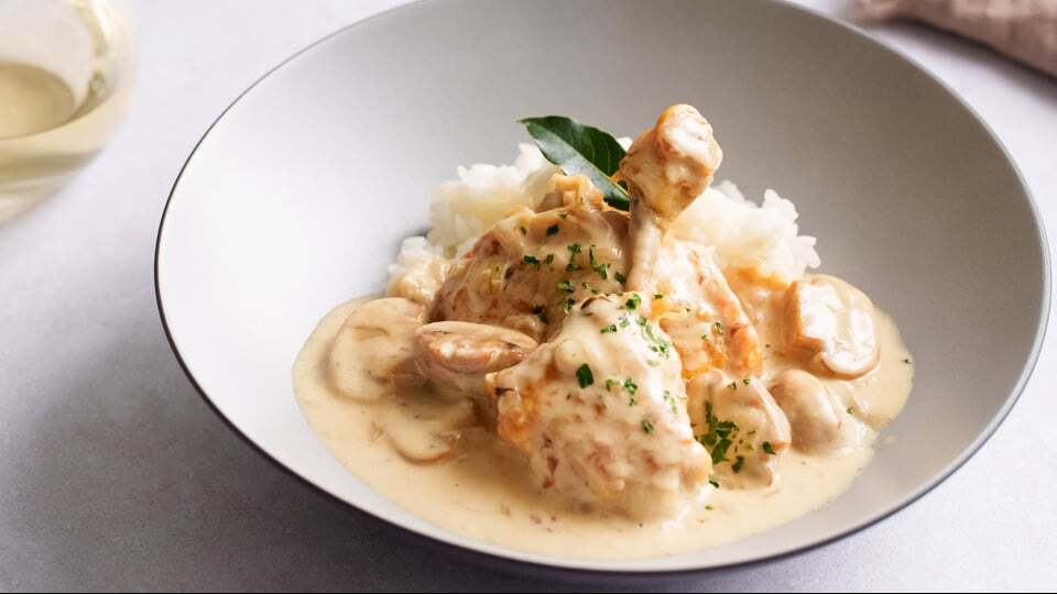 鶏もも肉のフリカッセ