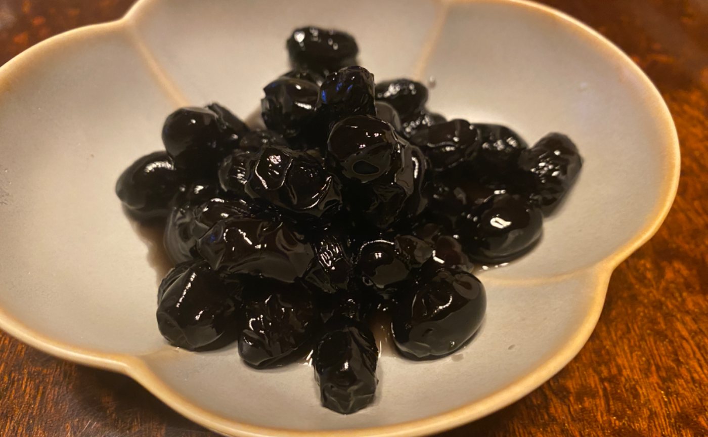 しわしわ黒豆