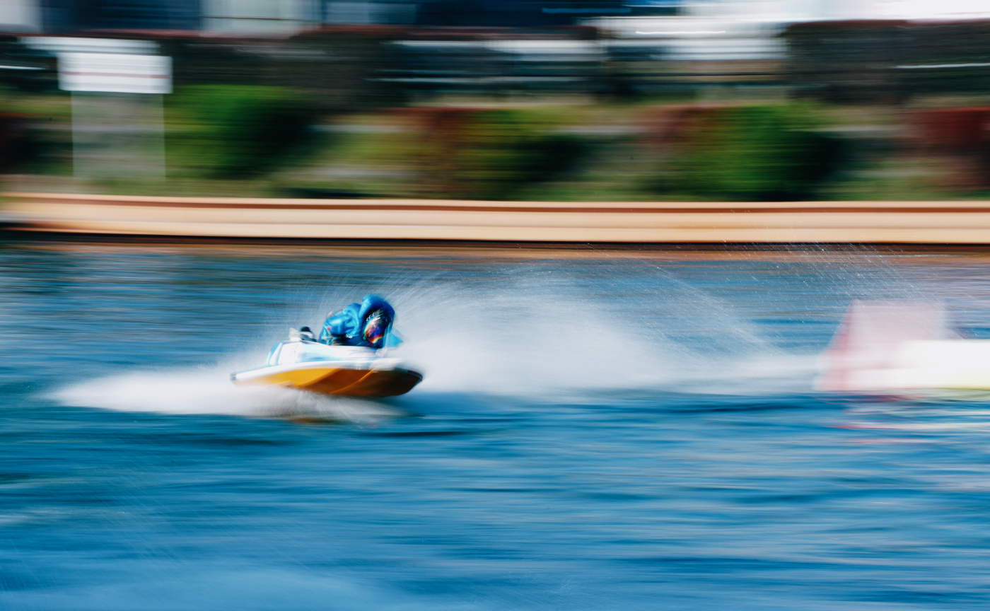 流し撮りって面白い！ ボートレース戸田レポート