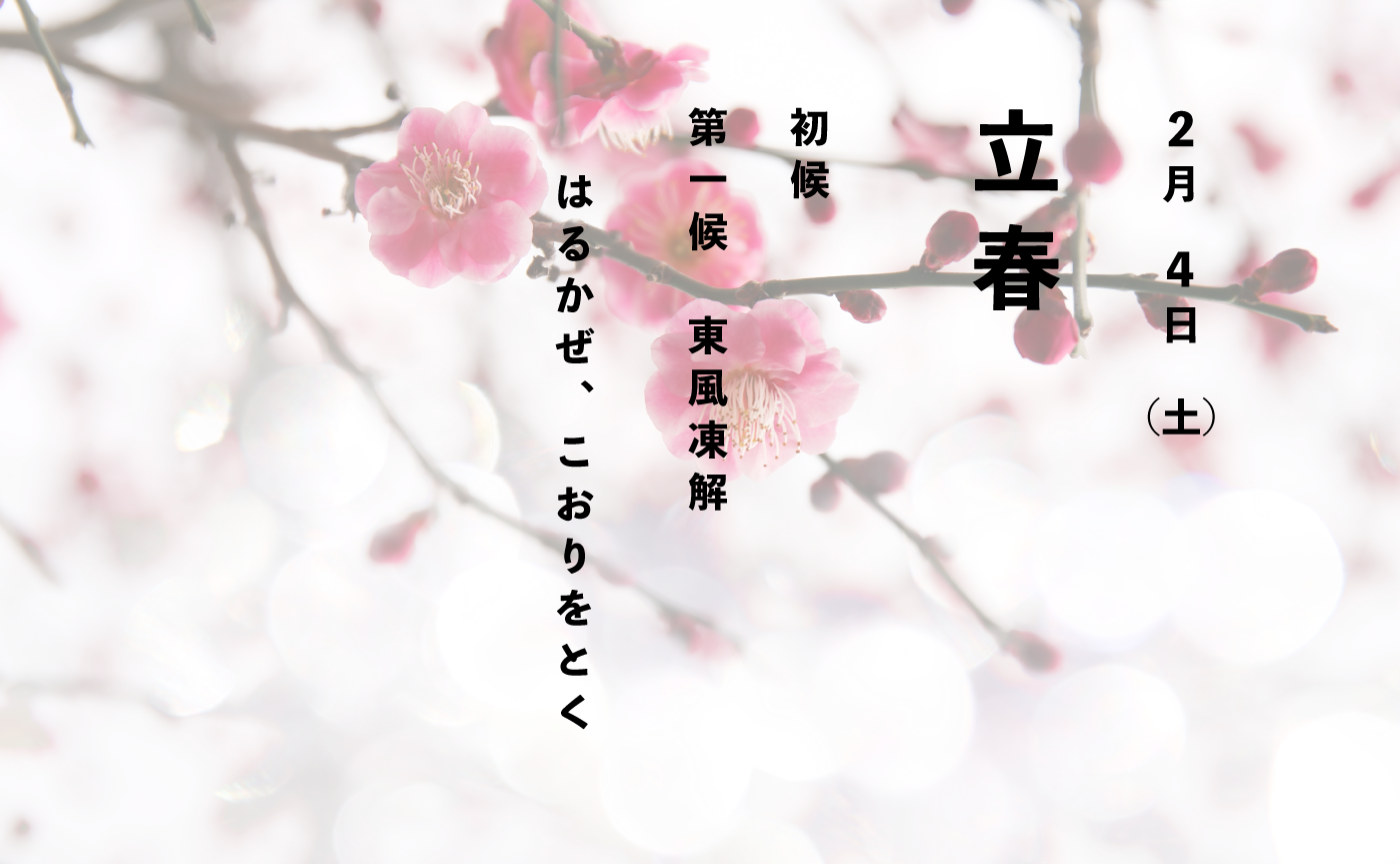 2月4日（日）　立春