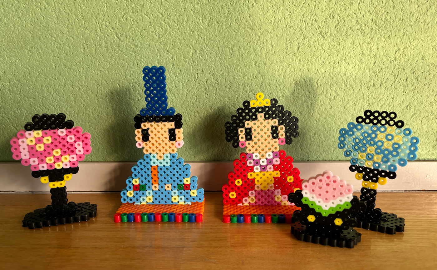 自立活動:雛祭りアイロンビーズ🎎