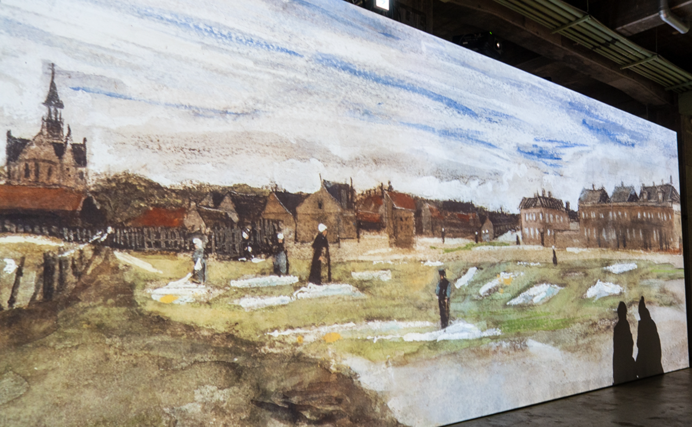 寺田倉庫G1ビルの『ゴッホ・アライブ』を見に…