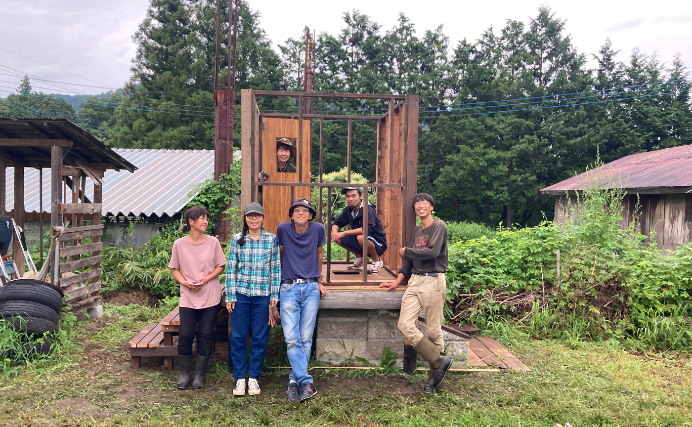 4/6 開催・ぴたら村 建築イベント#1「簡易コンポストトイレづくり@菜園」(田才泰斗主催）