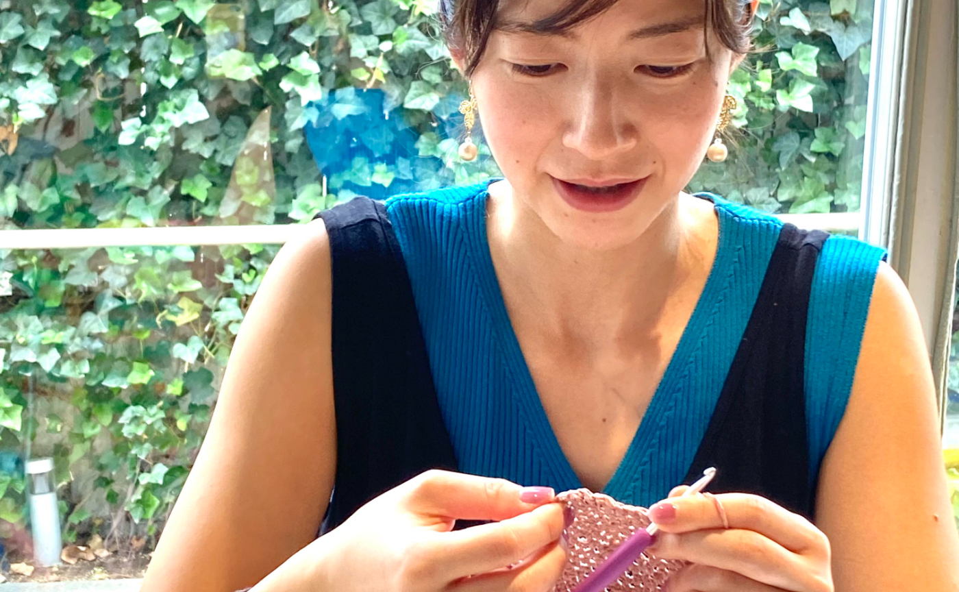 ニットでウェルビーイング〜”感性が開くマインドアムネスニットラウンジ”〜夏のかごバッグを編もう！