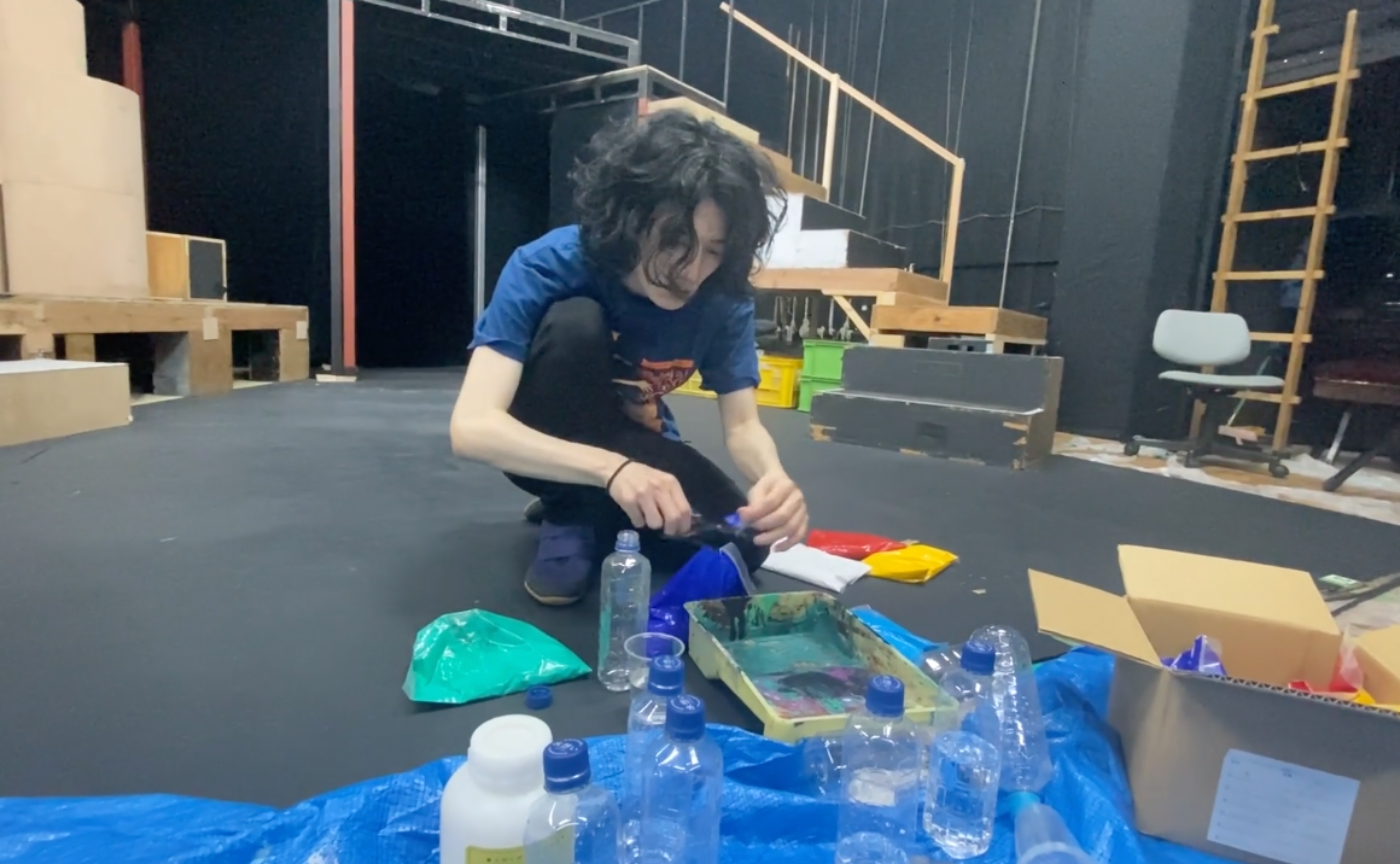 【映像】末原拓馬「聖ダジュメリ曲芸団」美術を描く part1