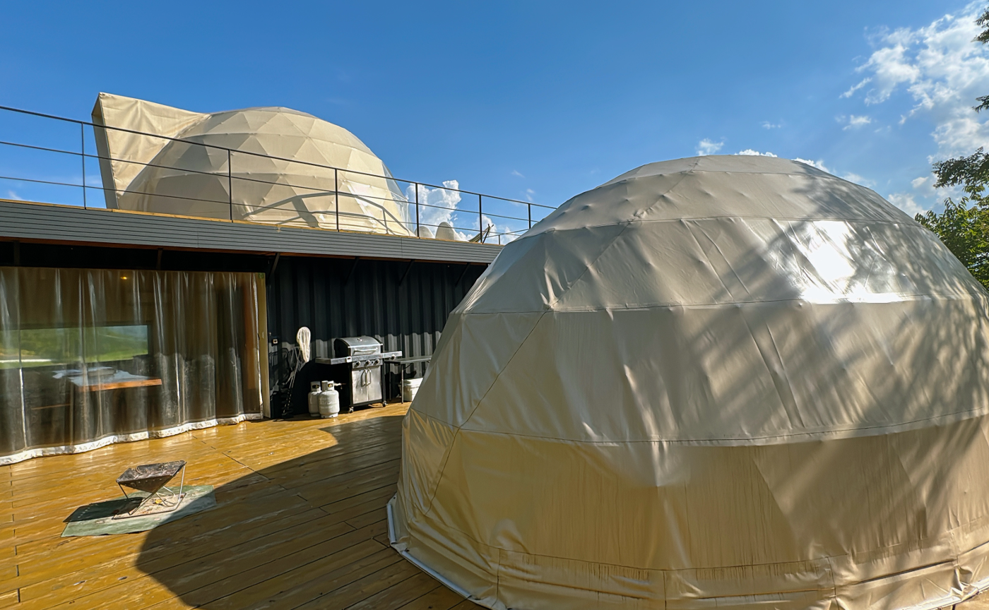 1.n拠点生活のススメ 二階建てグランピング