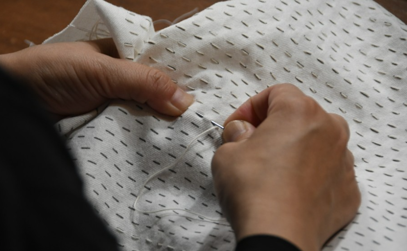 手で生み出す『刺し子』の伝統技