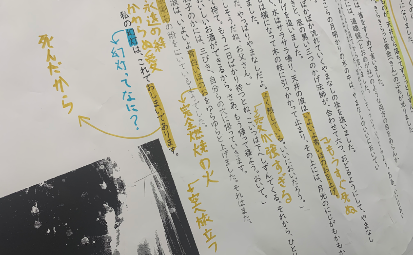 国語「やまなし」の実践
