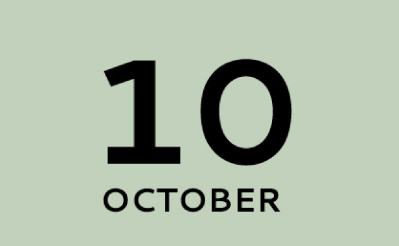 10月カレンダー