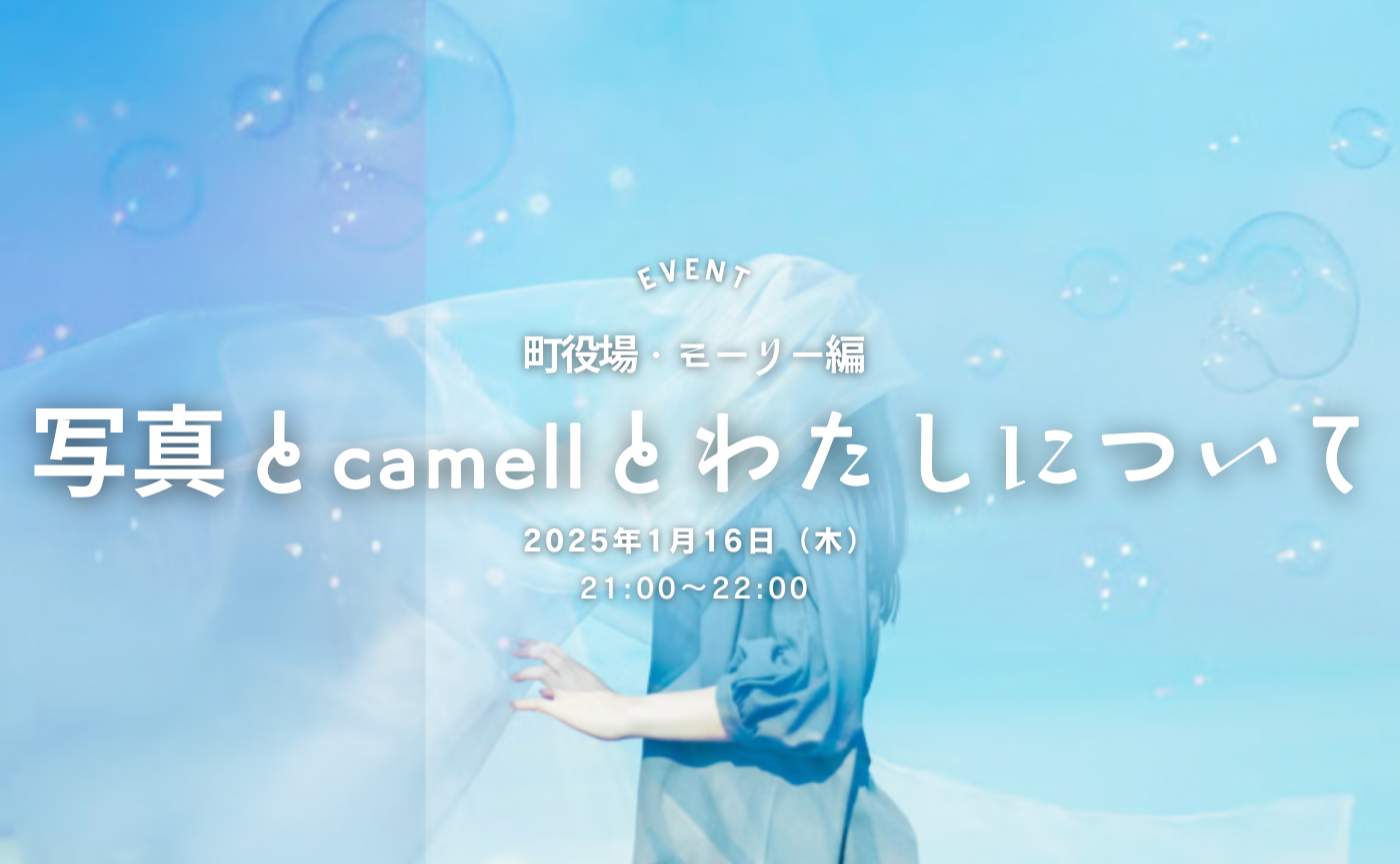 🛜 写真とcamellとわたしについて《 町役場・モーリー編 》