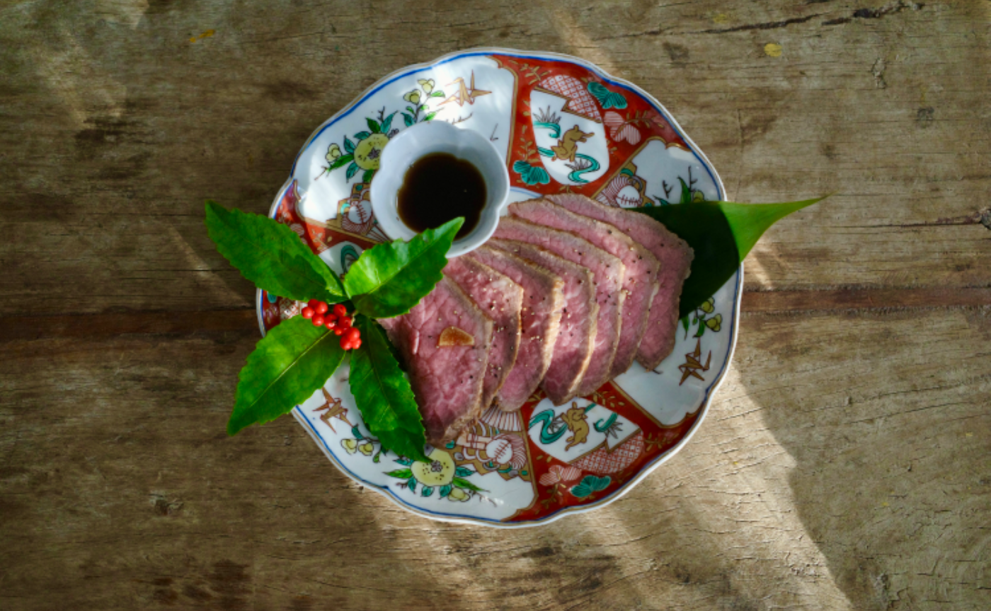 お正月にもぴったりな和風ローストビーフ