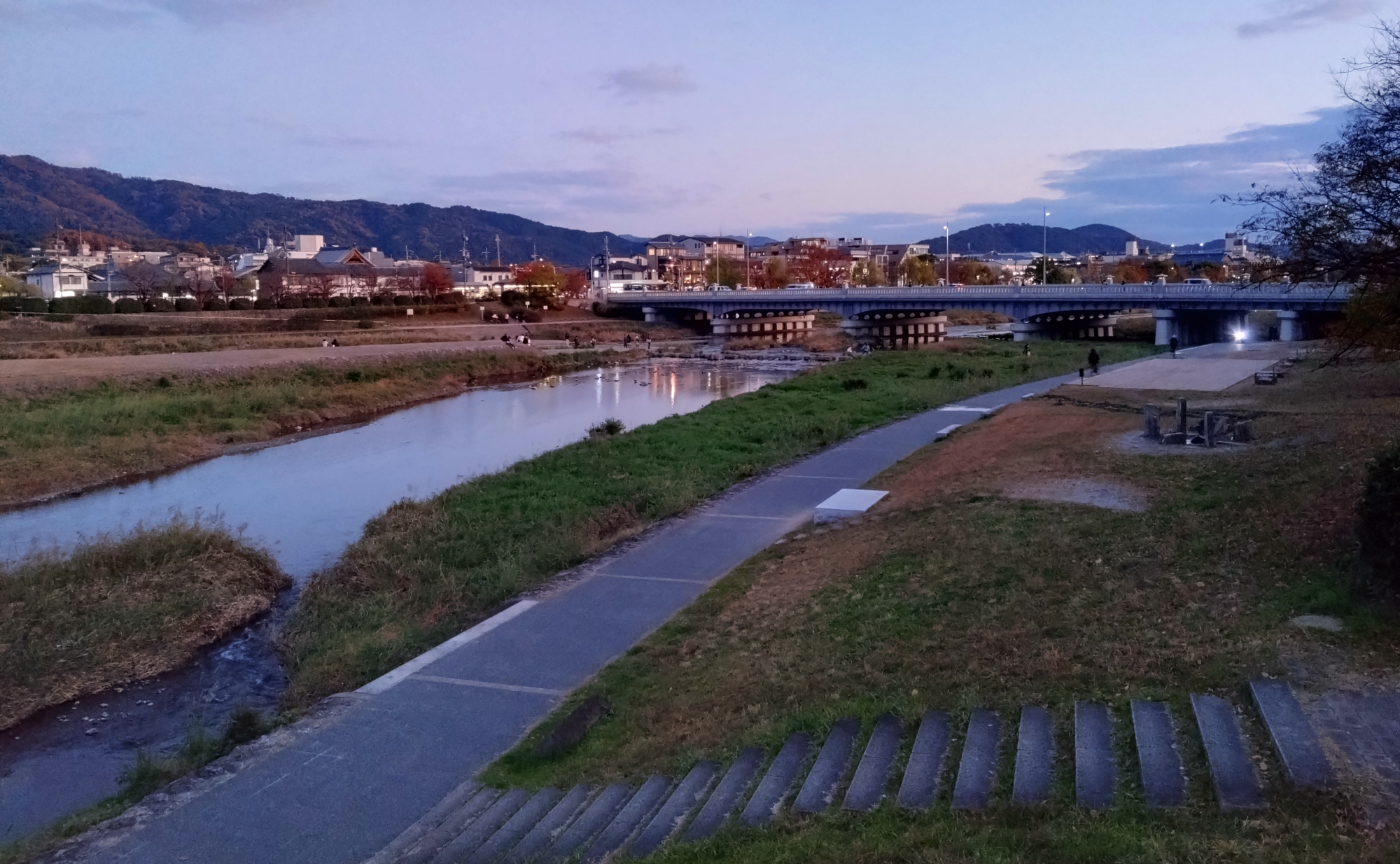 京都一人旅・鴨川デルタ