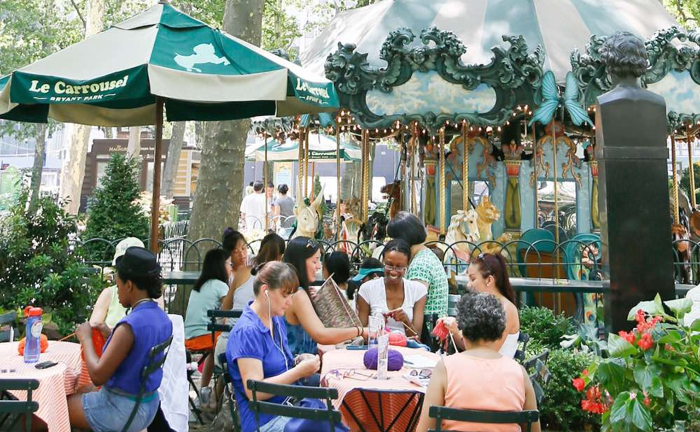 1/18 ニットでウェルビーイング！”ギフトを分かち合う”マインドフルビジネスニットラウンジ ＠アトリア参宮橋〜N.Y. Bryant Park Knitting Classのようなビジネスのオアシス〜