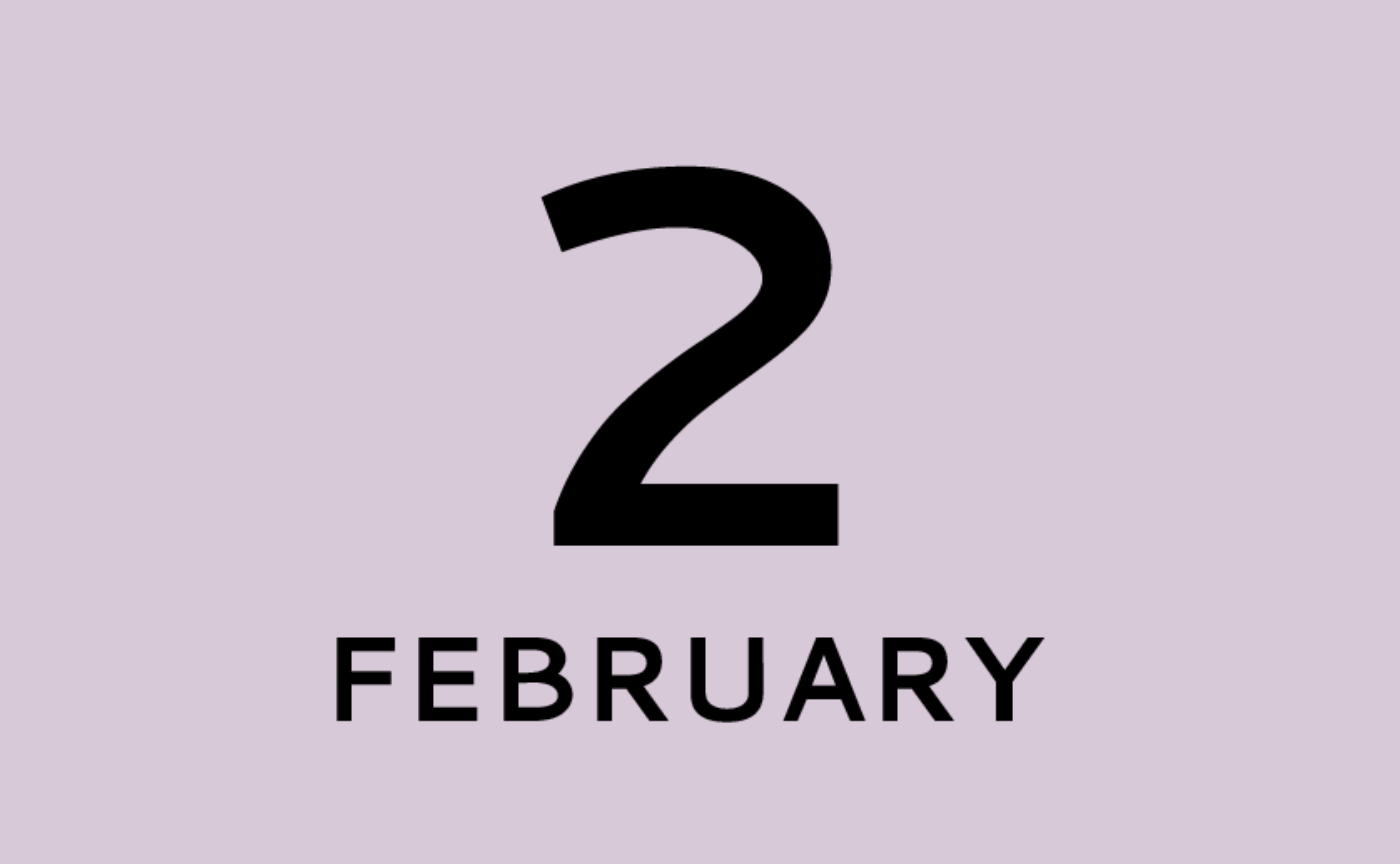 ２月カレンダー