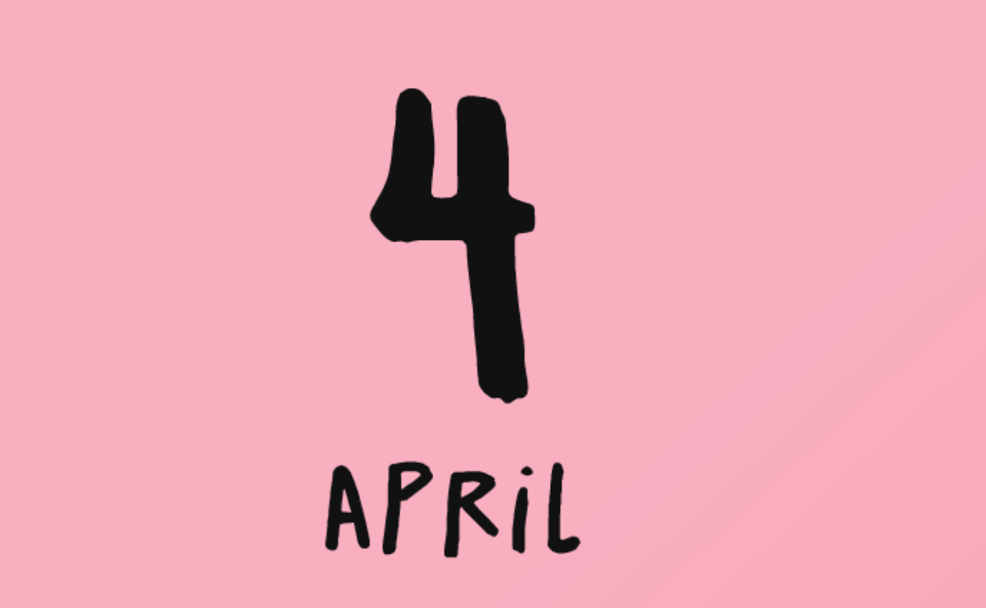 （4/1更新）4月カレンダー更新