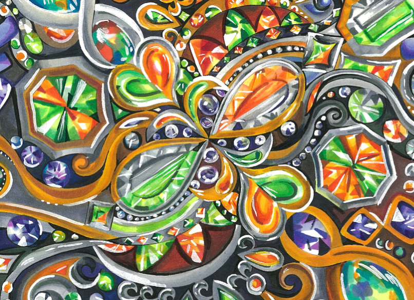 プチレポ_2 「宝石を描いて、起こった驚きの事」