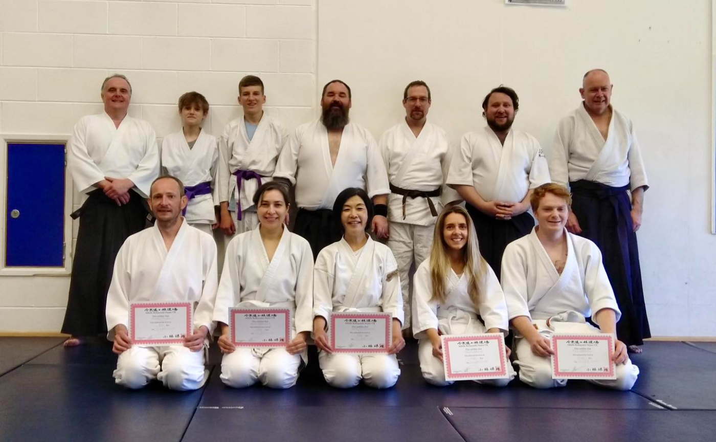 イギリスでの合気道昇級試験
