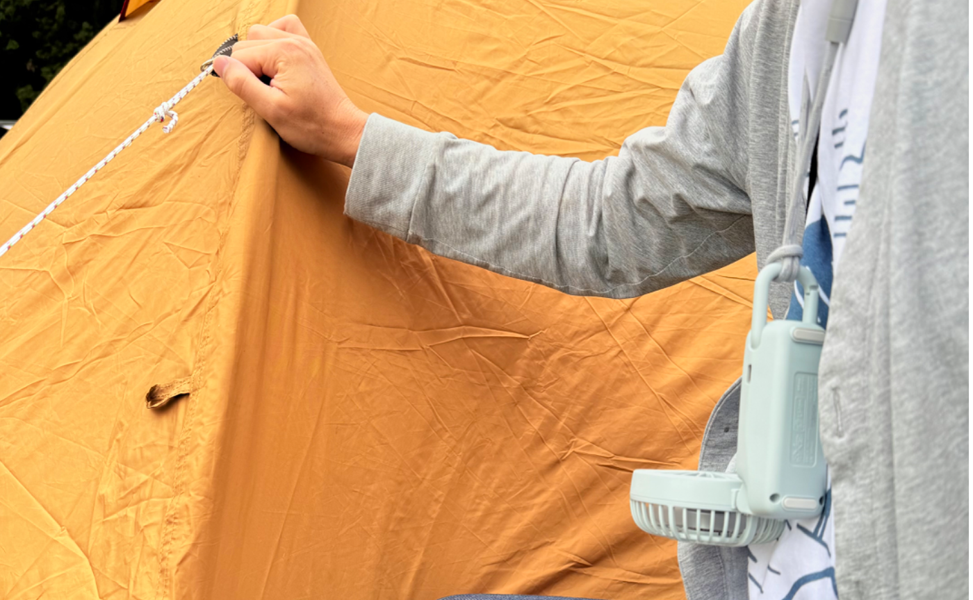 ハンディファンはキャンプでも役に立つ?