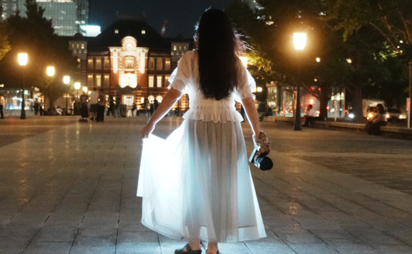 丸の内でフラッシュ撮影体験📸