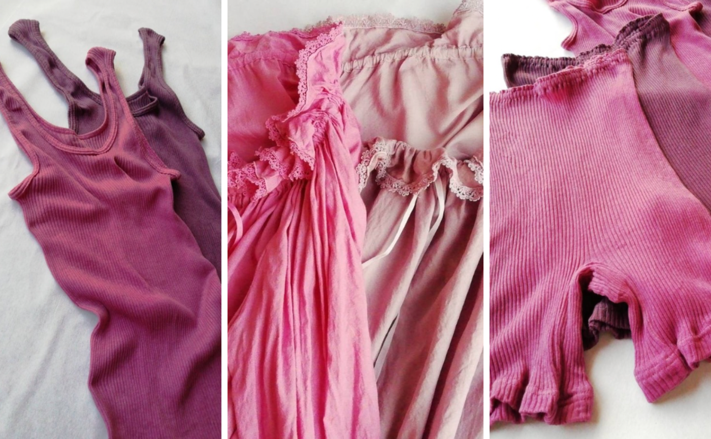 わたしだけの植物色を肌に纏う　草木染め下着とパジャマパーソナルオーダー会