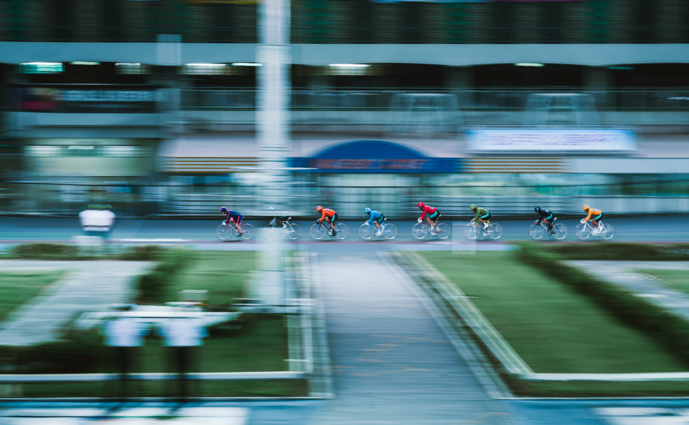 【カメラの設定レポート】競輪の流し撮り