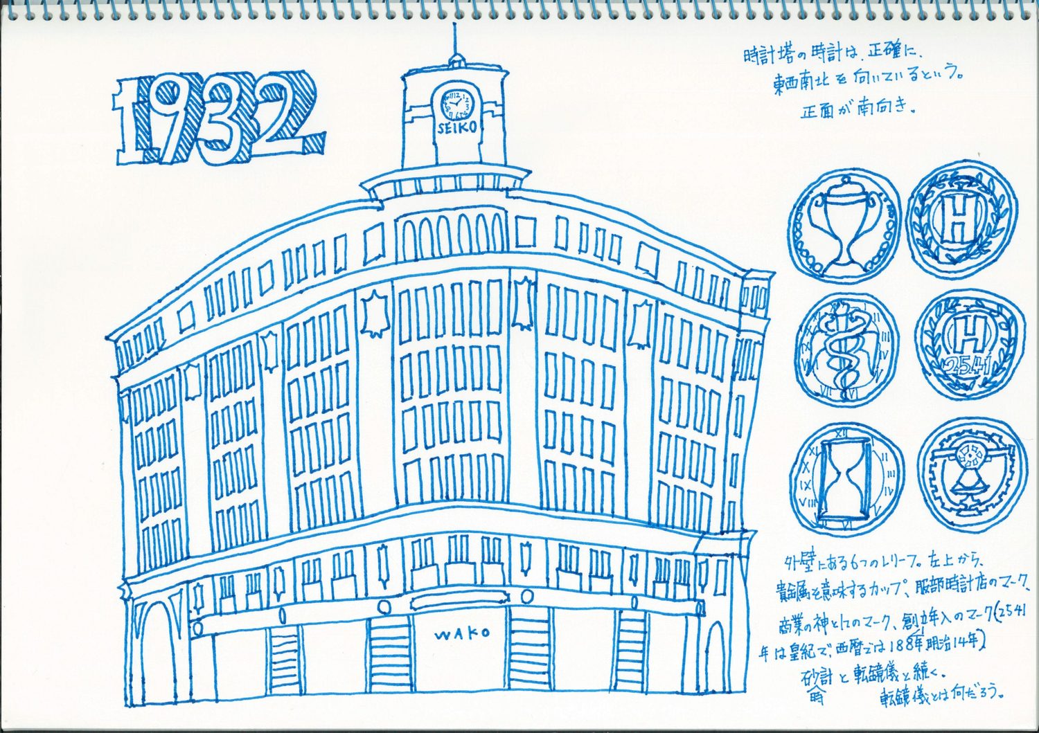 花椿「現代銀座考」：Ⅰ 和光の鐘