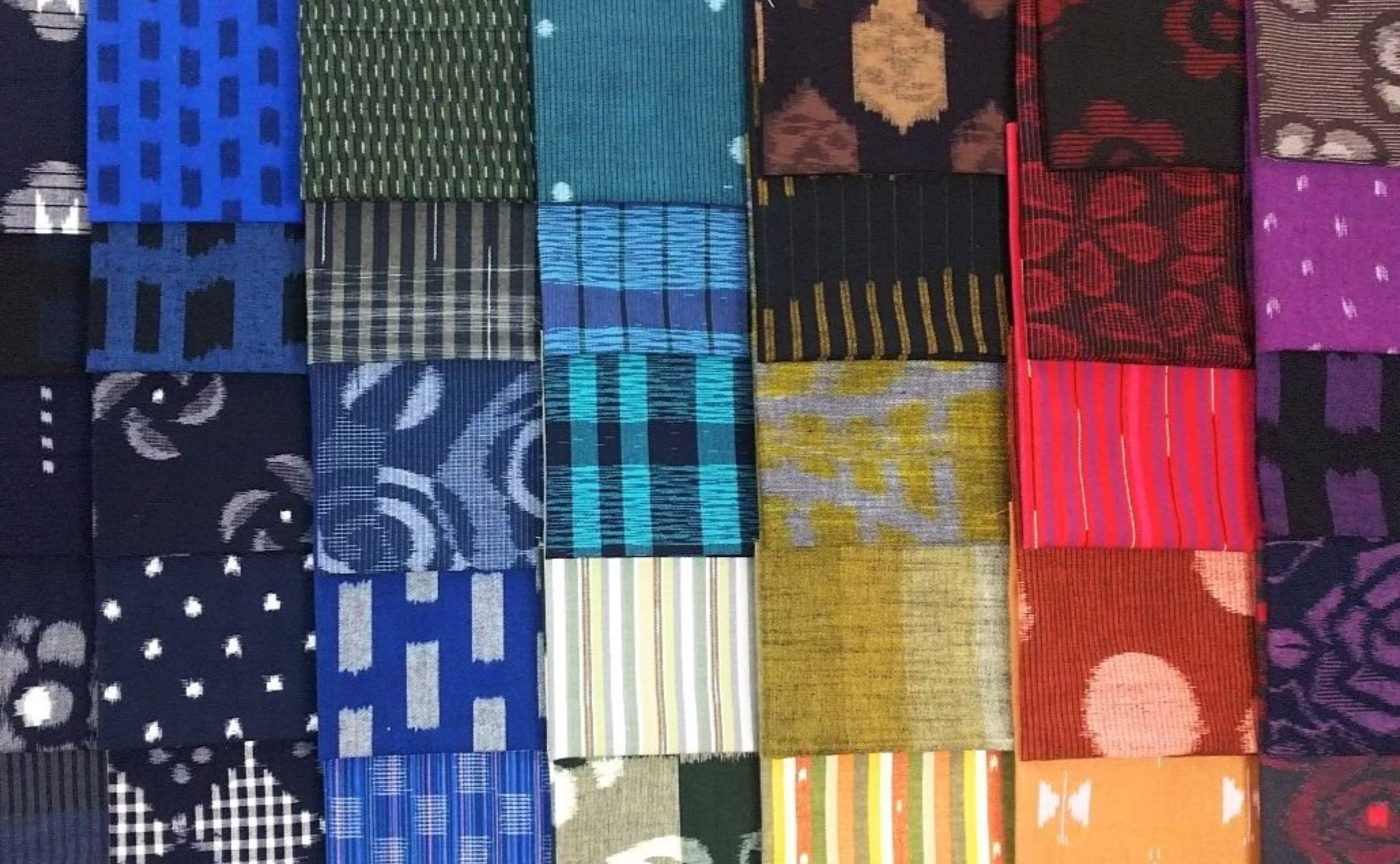 福岡店｜久留米絣でMYあずま袋をつくろう
「素朴な美しさを、柄のかすれが生む温もりを」