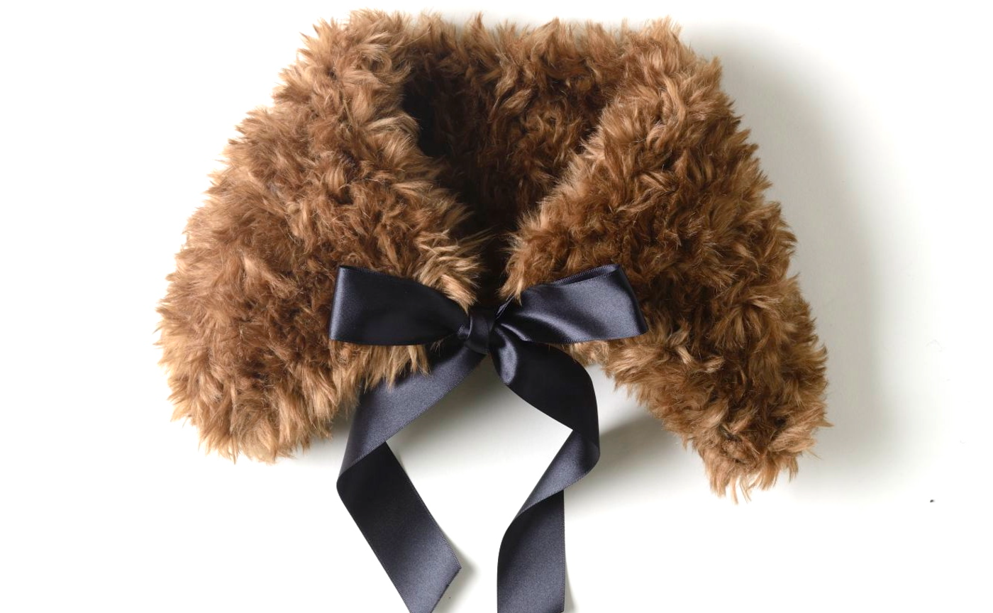 Knit Grace presents【2時間で完成】ゴージャスファーカラー編み物ニットキット（編み針付）