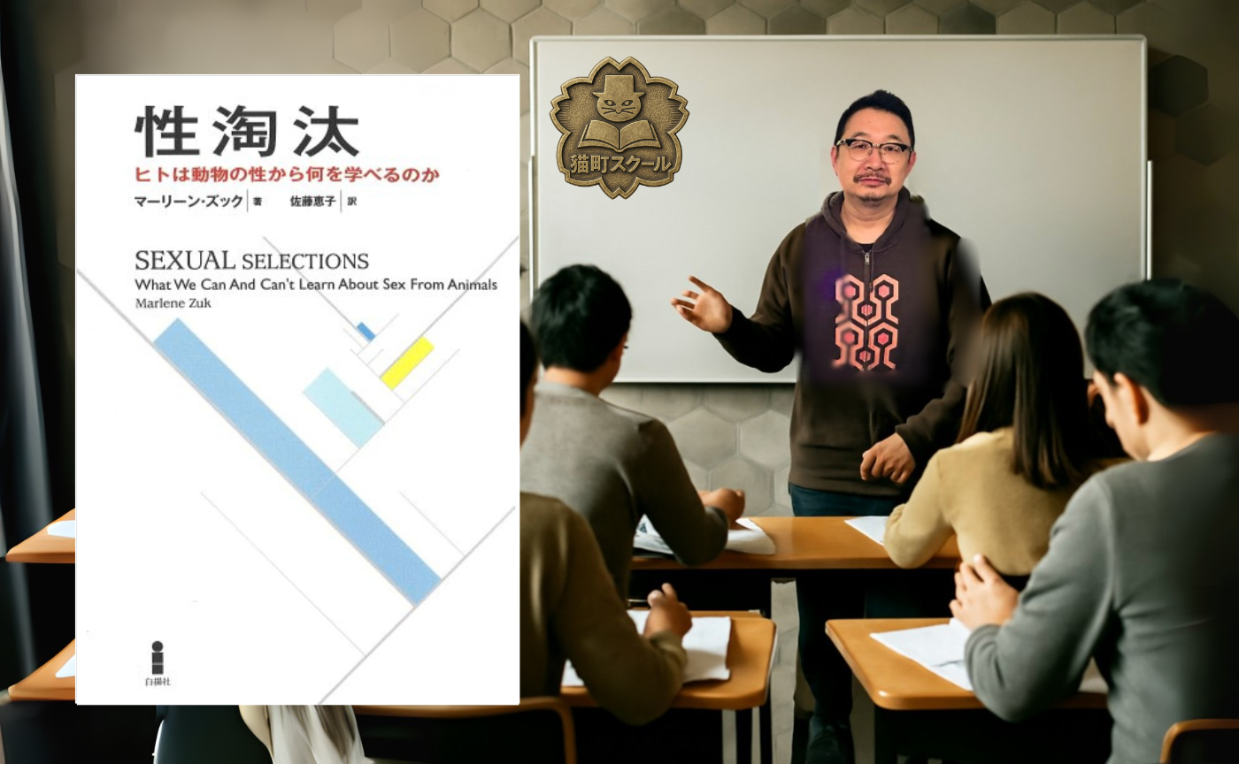 猫町スクール第一期-第6回  マーリーン ズック『性淘汰: ヒトは動物の性から何を学べるのか』