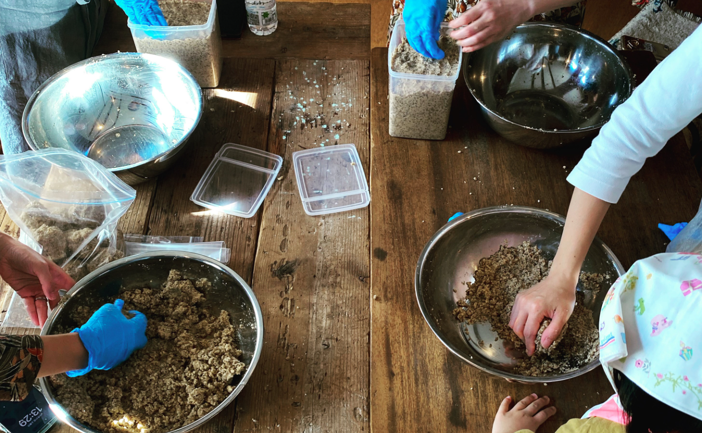 福岡店｜『ここく』に教わる、味噌づくりワークショップ