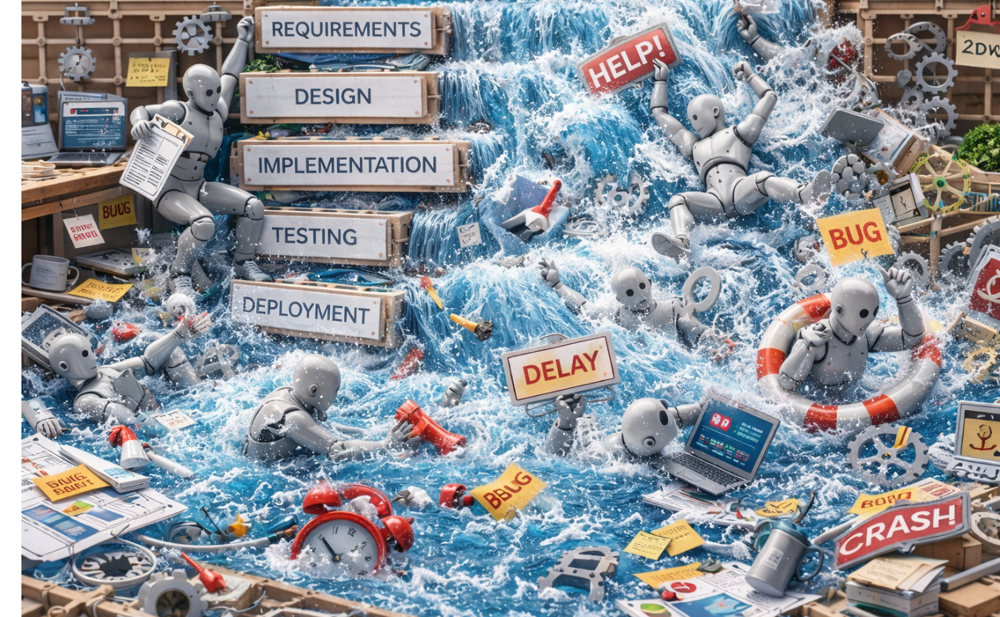 【業務システム開発】ウォーターフォール開発とは何か？