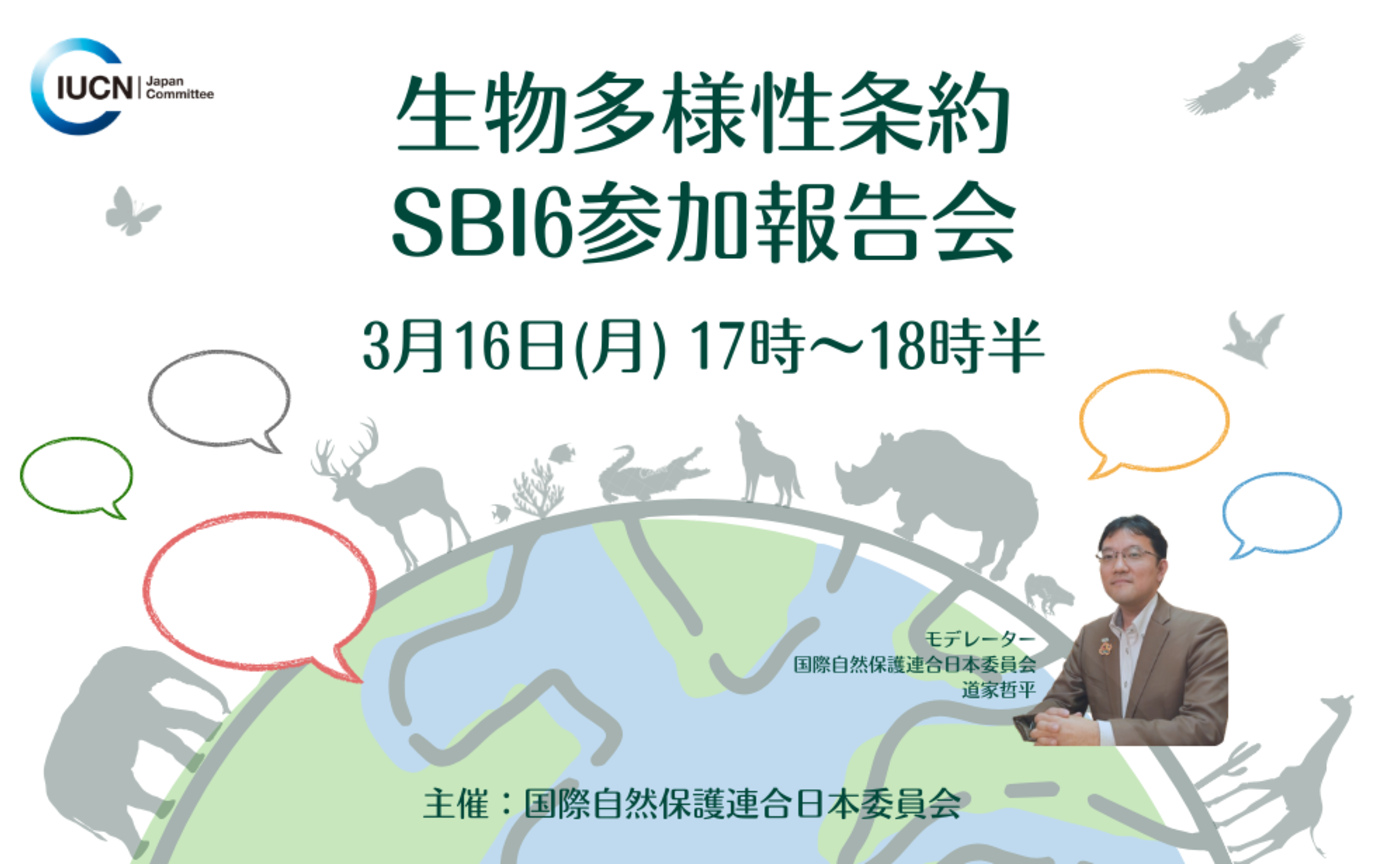 生物多様性条約・実施の最前線　SBI6参加報告会