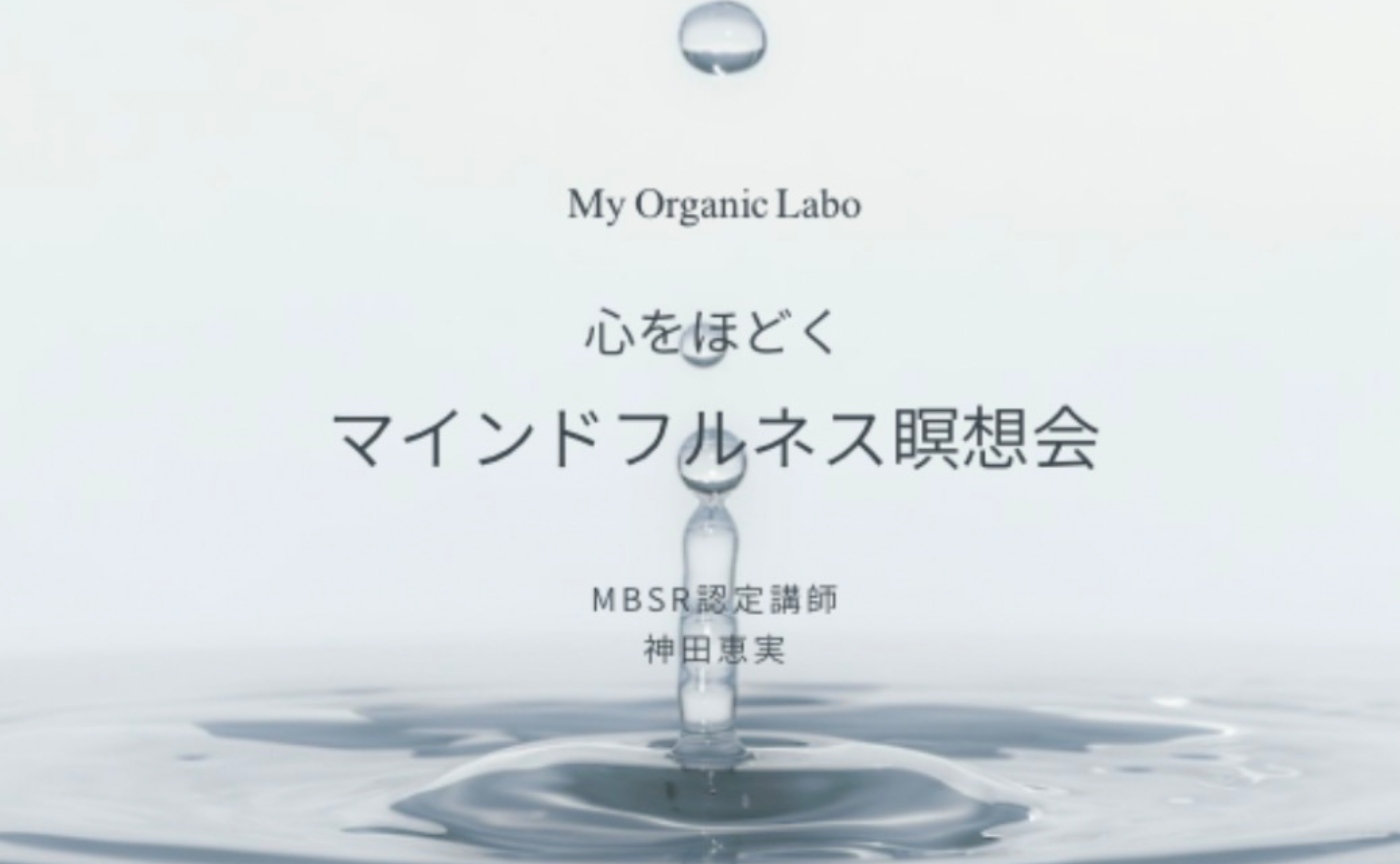 【zoom】心をほどくマインドフルネス瞑想会