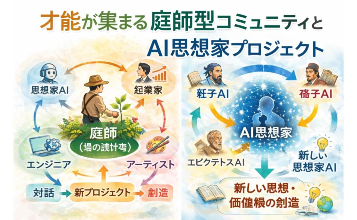 自由と庭師型コミュニティの構想：静と動のバランスで知性と創造を拡張する
