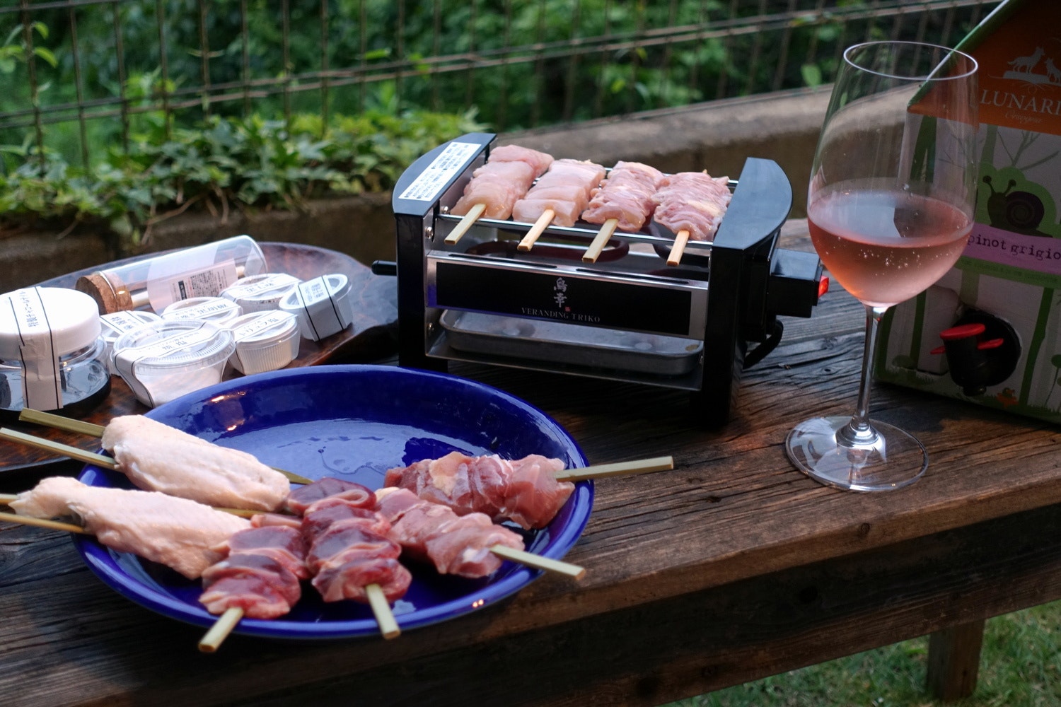 比内地鶏の焼鳥、焼いてみた。「べランディング鳥幸」vol.2